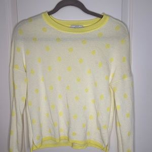 Yellow Polka Dot Sweater